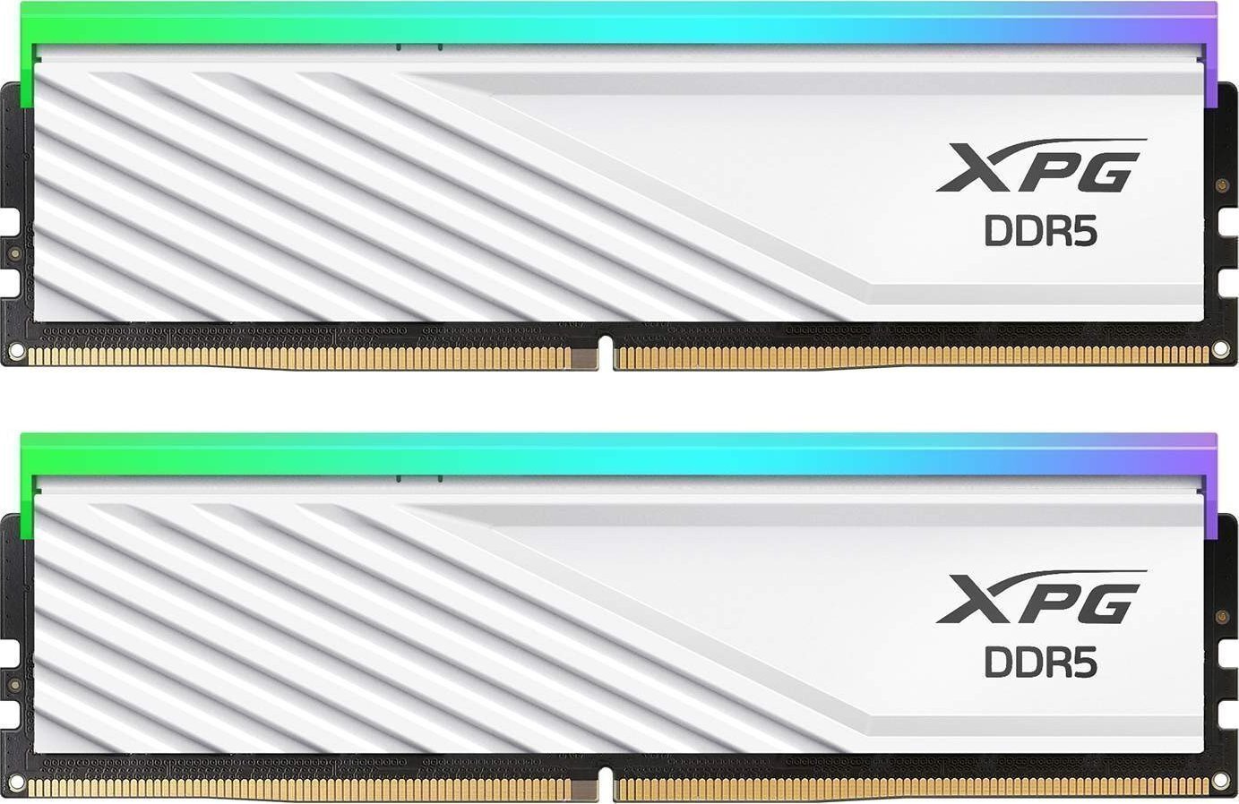 Pamięć ADATA XPG Lancer BLADE RGB DDR5-6000 RAM, CL36, XMP 3.0, AMD EXPO - 48 GB Dual-Kit, biały AX5U6000C3624G-DTLABRWH