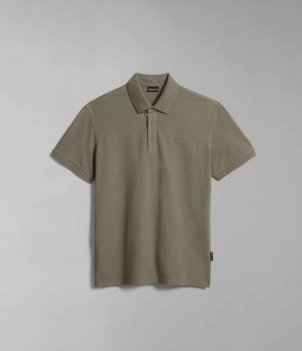 polo uomo napapijri eolanos 3 np0a4gb3. gae green lichen