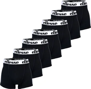 ellesse Bokserki męskie, 7 pack - Yema 7 Pack Bokserki, Logo, Bawełna Stretch Czarny/Biały S - Majtki męskie - miniaturka - grafika 1