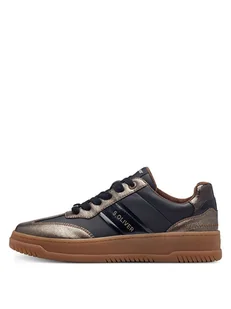 S. Oliver Sneakersy w kolorze złoto-czarnym - Trampki damskie - miniaturka - grafika 1