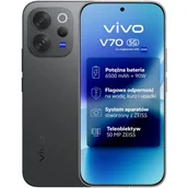 Telefony komórkowe - Vivo V70 5G 8/512GB Czarny - miniaturka - grafika 1