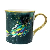 Kubki - Lumarko Lumarko Kubek Prosty Ze Złotym Uchem Nbc 250 ML Dekoracja Ptak 01010032112 Alt - miniaturka - grafika 1