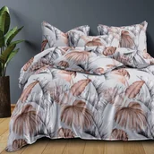 Pościel - Pościel Satyna Bawełniana 180X200 - Palmy - miniaturka - grafika 1