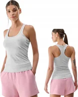 Koszulki i topy damskie - Koszulka 4F Top damski bokserka F124 27M szary XXL - miniaturka - grafika 1