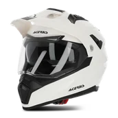 Kaski motocyklowe - Kask Adventure Acerbis Flip FS-606 Złamany BiałyXS - miniaturka - grafika 1