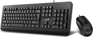 Zestawy myszka + klawiatura - Genius KM-160 COPILOT, zestaw klawiatura z optyczną myszką, CZ/SK, klasyczna, wodoodporny rodzaj przewodowa USB, czarna 31330001433 - miniaturka - grafika 1