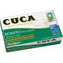 CUCA (rybołówstwo zrównoważone) Tuńczyk biały bonito w BIO oliwie z oliwek - Cuca - 112g BP-8410698042749 - Konserwy i dania rybne - miniaturka - grafika 1
