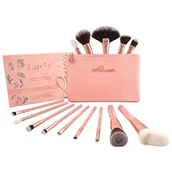 Pędzle do makijażu - Luvia Luvia Essential Brushes Rose Golden Vintage - miniaturka - grafika 1