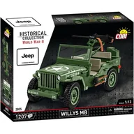 Klocki - Cobi, Jeep Willys MB COBI-2805, zielony, 1 207 kl. - miniaturka - grafika 1