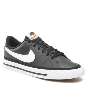 Buty Nike Court Legacy (Gs) DA5380 002 Black/White/Gum Light Brown - Trampki damskie - miniaturka - grafika 1