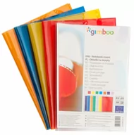 Szkolne artykuły papiernicze - GIMBOO Okładka na zeszyt krystaliczna A5 150mikr pomarańczowa - miniaturka - grafika 1