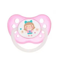 Smoczki uspokajające - Canpol babies Smoczek silikonowy anatomiczny 0-6m Toys różowy - miniaturka - grafika 1