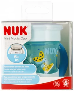 NUK Kubek 160 ml 6m  Mini Magic Cup niebieski - Butelki dla niemowląt - miniaturka - grafika 1