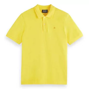 Scotch & Soda Męska koszulka polo Classic Organic Pique, Sunshine 4867, XXL - Koszulki męskie - miniaturka - grafika 1