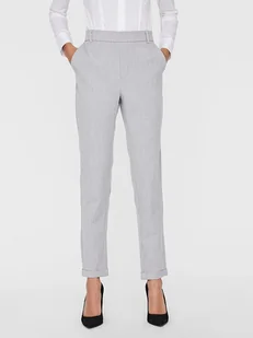Vero Moda Spodnie chino w kolorze szarym - Spodnie damskie - miniaturka - grafika 1
