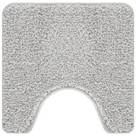 Dywaniki łazienkowe - vidaXL Szary Poliester Standardowy Antypoślizgowy Mata łazienkowa - miniaturka - grafika 1
