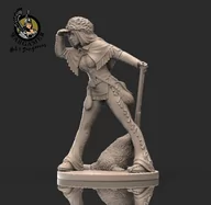 Figurki dla dzieci - Wargamer, Figurka, Ruby the Trapper, 28 mm - miniaturka - grafika 1