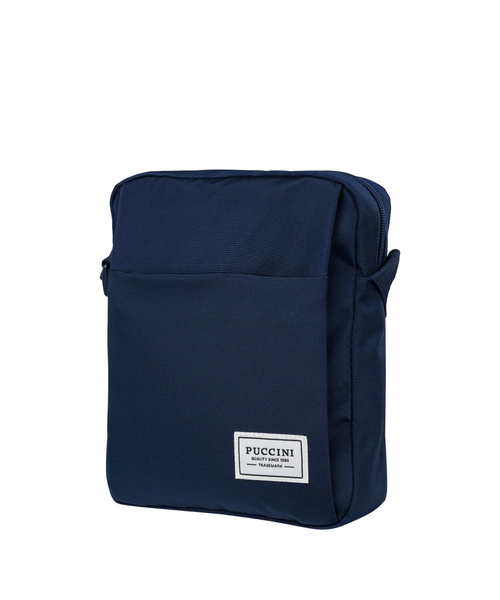 Torba Torebka Męska Listonoszka Saszetka PUCCINI Granatowa BM2027 7A