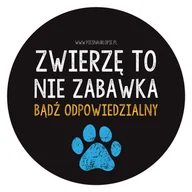 Akcesoria motoryzacyjne - Naklejka na samochód "Zwierzę to nie zabawka" - miniaturka - grafika 1