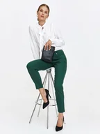 Spodnie damskie - Spodnie o fasonie skinny - miniaturka - grafika 1