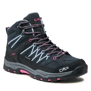 Buty dla chłopców - Trekkingi CMP Kids Rigel Mid Trekking Shoe Wp 3Q12944J Titanio/Skyway 66UM - grafika 1