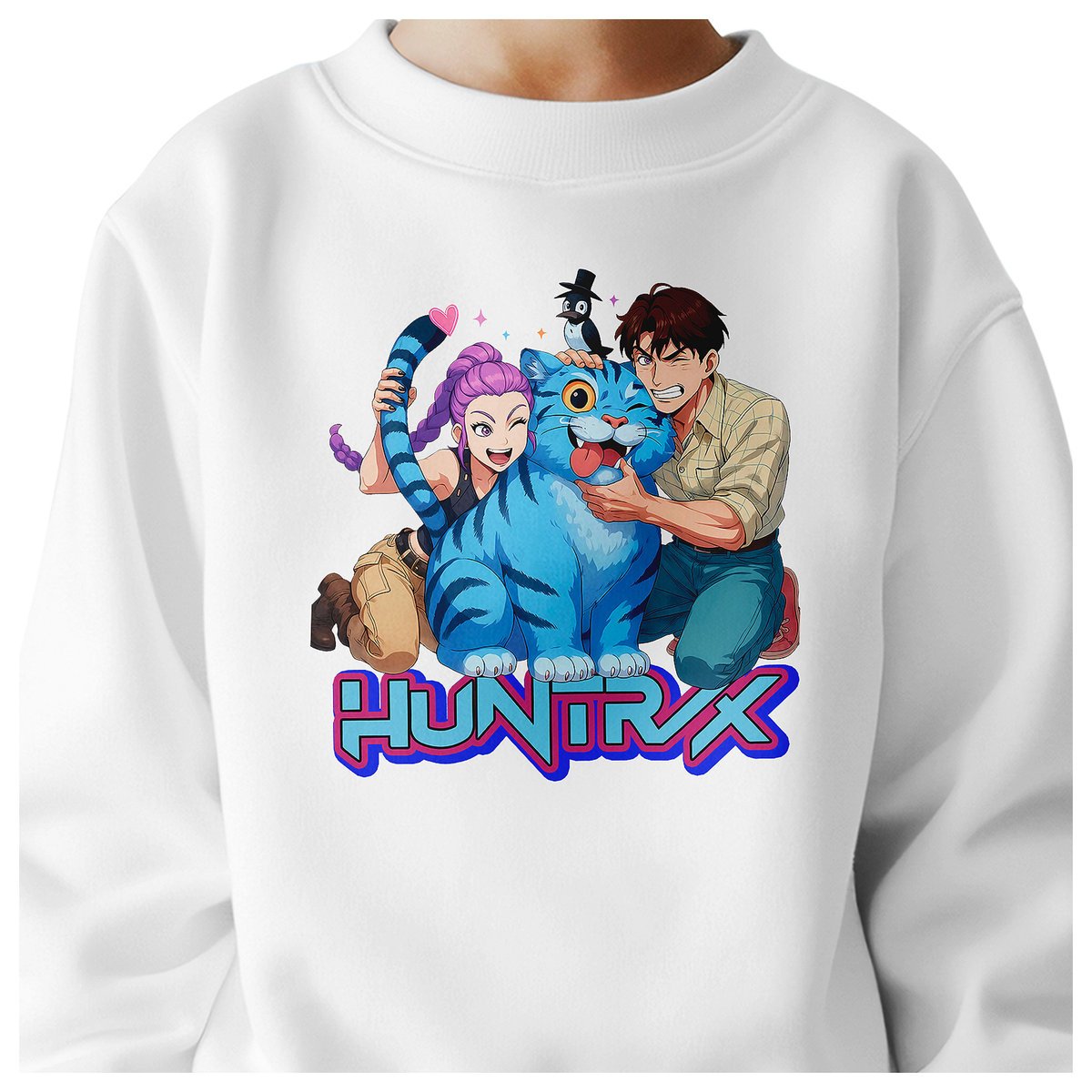 BLUZA DZIECIĘCA KPOP DEMON HUNTERS HUNTRIX 134-140 BAWEŁNIANA JAKOŚĆ