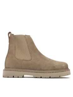 Birkenstock Sztyblety Highwood 1025737 Beżowy - Botki damskie - miniaturka - grafika 1