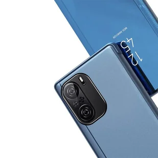 Clear View Case futerał etui z klapką Xiaomi Redmi K40 Pro+ / K40 Pro / K40 / Poco F3 niebieski - Etui i futerały do telefonów - miniaturka - grafika 6