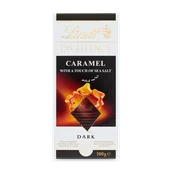 Czekolada - Lindt EXCELLENCE Caramel with Sea Salt 100g - miniaturka - grafika 1