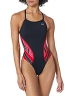 Stroje kąpielowe - Tyr Sport Phoenix Splice DiamondFit damski kostium kąpielowy, Phoenix Splice Female Diamondfit, czarny/czerwony, 28 - miniaturka - grafika 1