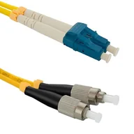 Patchcordy - Qoltec Optic Patchcord LC/UPC FC/UPC SM 9/125 G652D 1m 54051 - miniaturka - grafika 1