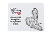 Podkładki pod mysz - Laekenois Owczarek belgijski podkładka pod mysz z psem Art-Dog - miniaturka - grafika 1
