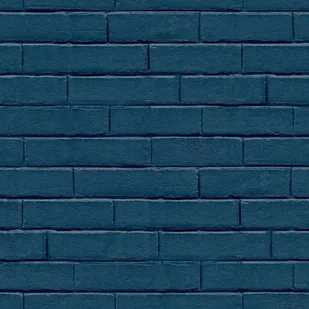 Noordwand Good Vibes Tapeta Brick Wall, niebieska - Tapety - miniaturka - grafika 1