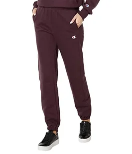 Champion Damskie spodnie do biegania Reverse Weave, Black Plum Y06146, XXL - Spodnie damskie - miniaturka - grafika 1