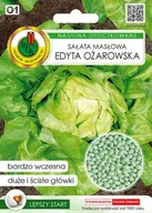 Nasiona i cebule - SAŁATA MASŁOWA EDYTA OŻAROWSKA 100 nasion OTOCZKOWANE - miniaturka - grafika 1