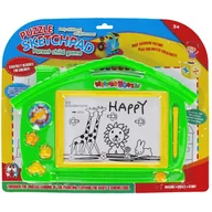 Tablice dla dzieci - Mega Creative Znikopis Magn Akc 39x32x3 H1245k B/c 42/84 - miniaturka - grafika 1