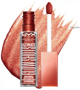 NYX Professional Makeup - ULTIMATE - GLOW SHOTS - Liquid Eyeshadow - Płynny cień do powiek - 7,5 ml - 11 CLEMENTINE FINE - Cienie do powiek - miniaturka - grafika 1