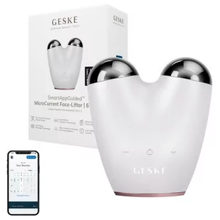 Urządzenie do liftingu twarzy GESKE 6w1 GK000015SL01 Biały - Pozostałe urządzenia kosmetyczne - miniaturka - grafika 1