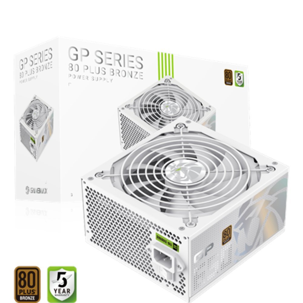 GameMax PSU GP 650B WH 650 W Bronze White Non-Modular
