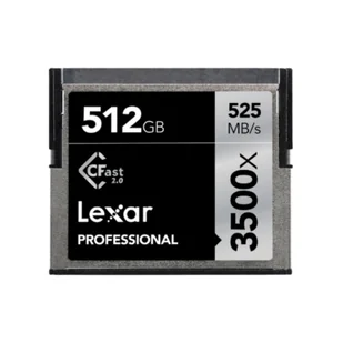 Lexar Pro 3500X Cfast (Vpg-130) R525/W445 512Gb - Karty pamięci - miniaturka - grafika 1