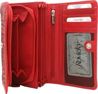 Portfele - Rovicky Skórzany damski portfel Rovicky R-614-DDW NoSize - miniaturka - grafika 1