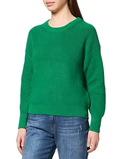 JACK & JONES Damski sweter Jxmila Ls Twist Crew Neck Knit Noos, Jolly Green, XL - Swetry damskie - miniaturka - grafika 1