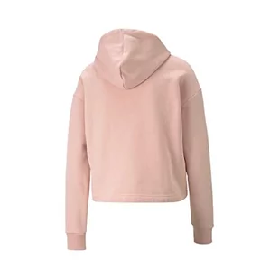 PUMA Damska bluza z kapturem Power Tape, Kwarc różany, M - Bluzy damskie - miniaturka - grafika 1