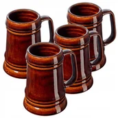 Kieliszki - Kufel kamionkowy Olympia 0.5L, 4 szt. - miniaturka - grafika 1