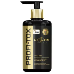 Dalas Profi-Tox maska do włosów cienkich i łamliwych z rozdwojonymi końcówkami 900ml - Maski do włosów - miniaturka - grafika 1