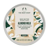 Balsamy i kremy do ciała - The Body Shop Wegańskie masło do ciała Almond Milk 400ml - miniaturka - grafika 1