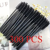 Pędzle do makijażu - TEMU Zestaw Narzędzi do Makijażu Rzęs, 300/600 sztuk Pędzelków do Przedłużania Rzęs - miniaturka - grafika 1