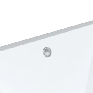 Umywalka, biała, 39x30x18,5 cm, prostokątna, ceramiczna Lumarko! - Umywalki - miniaturka - grafika 9