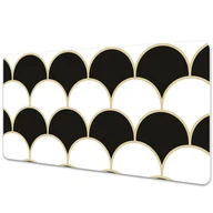 Podkładki na biurko - Podkładka na biurko z nadrukiem Rybia łuska 90x45 cm - miniaturka - grafika 1