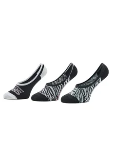 Vans Zestaw 3 par stopek dziecięcych Zebra Daze Canoodle VN0007AXBR51 Kolorowy - Skarpetki dla dzieci - miniaturka - grafika 1